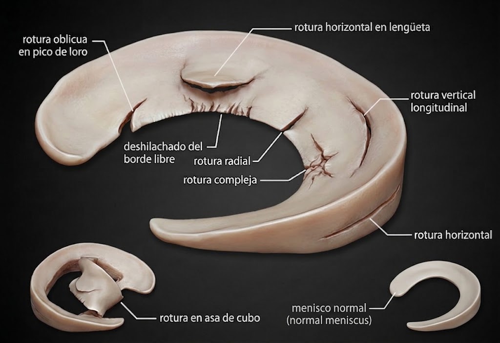 Tipos de rotura meniscal